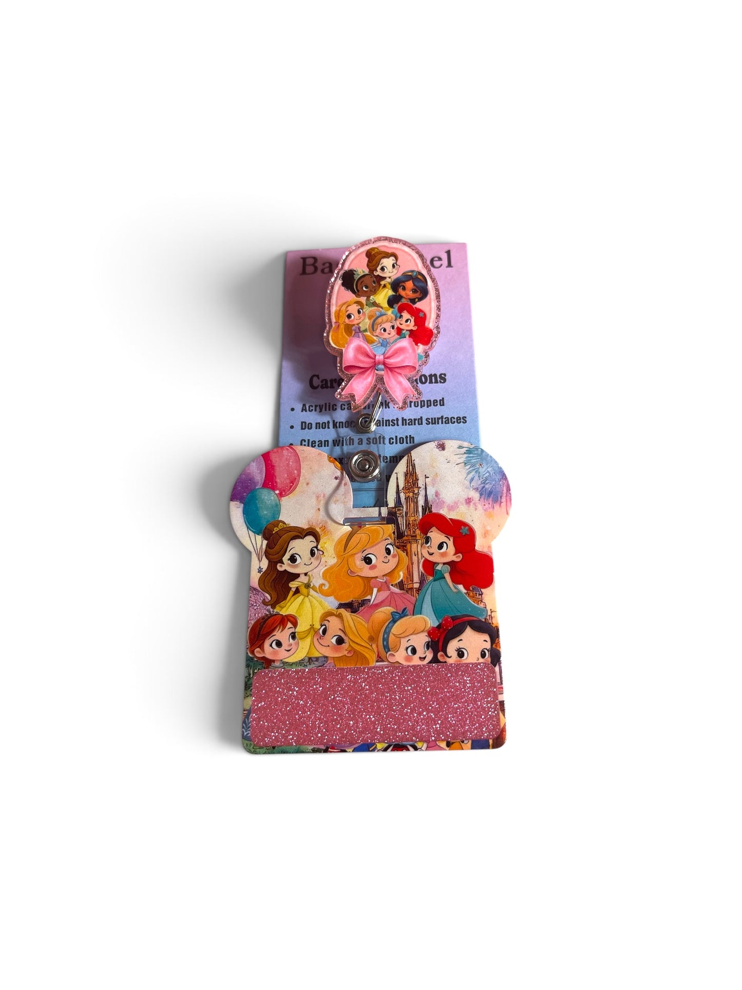 Princess  Badge Reel with Badge Buddy