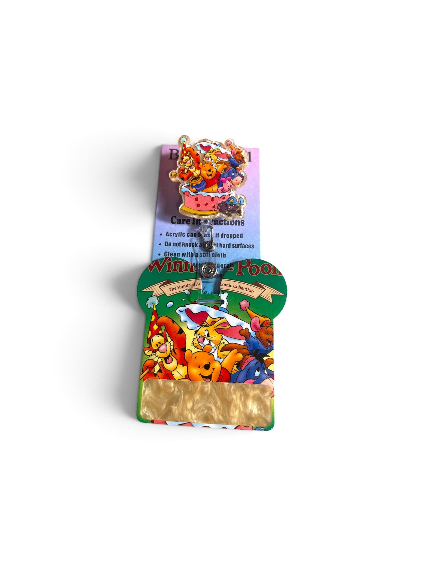 Winnie the Pooh Badge Reel with Badge Buddy