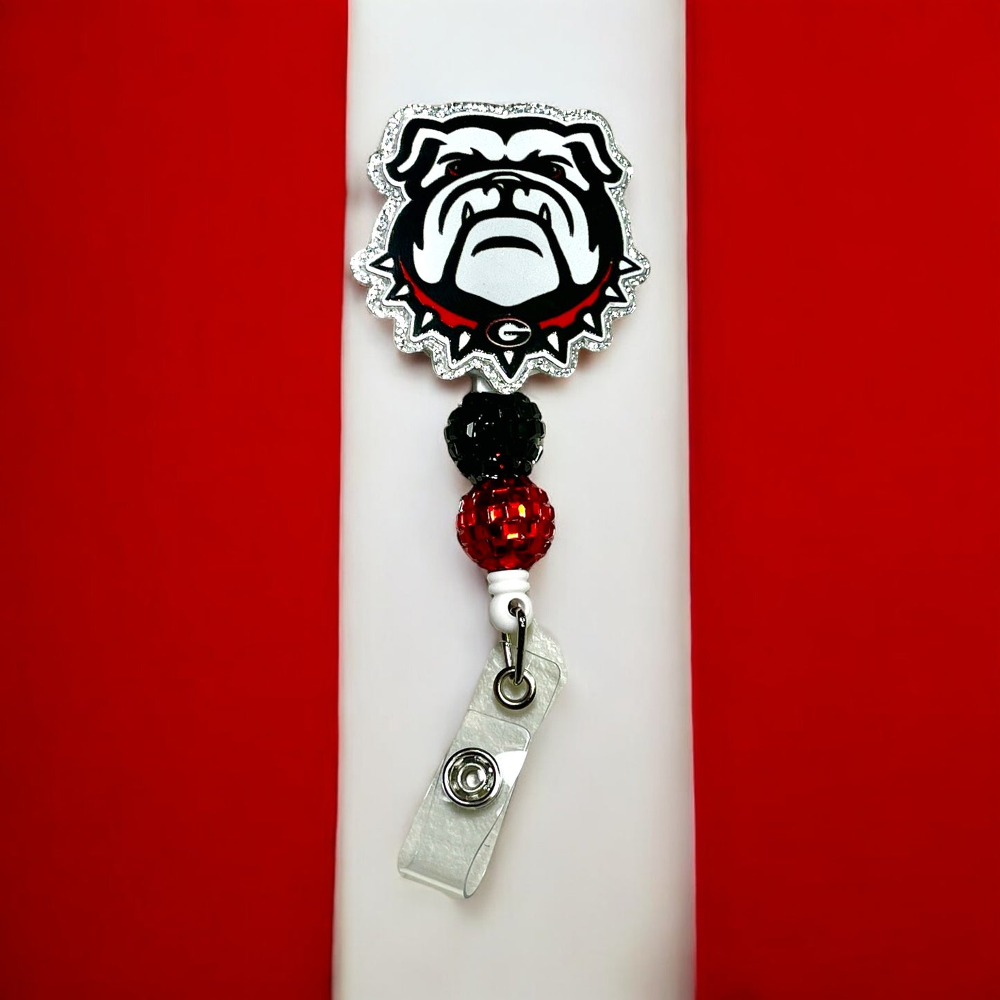 Georgia Bulldog Badge Reel