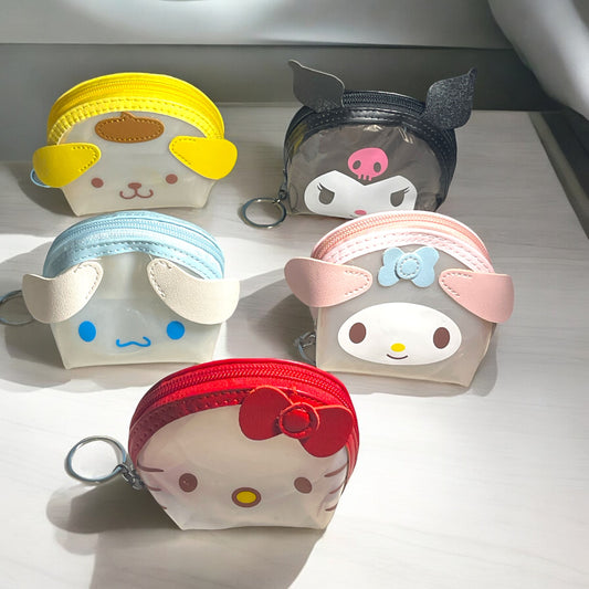 Hello Kitty Clear Coin Bags