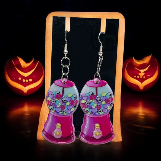 Halloween and Gothic Gumball Eyeball Earring