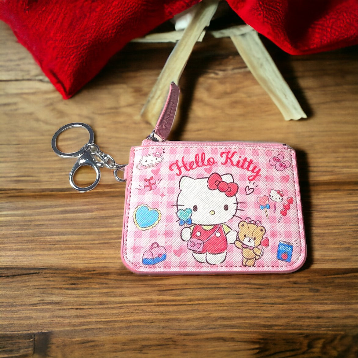 HK ( HELLO KITTY) and Friends Keychain Wallet