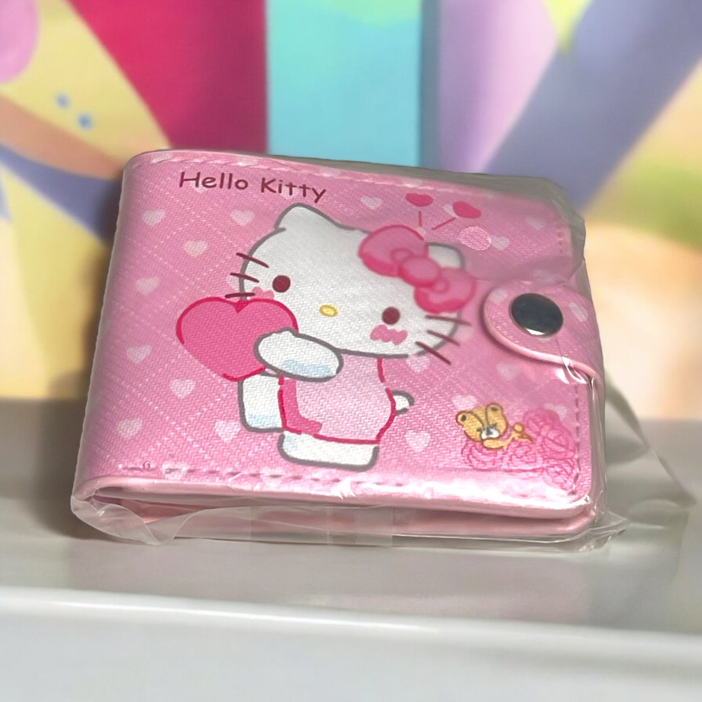 HK (Hello Kitty) Wallets with Snap Closure