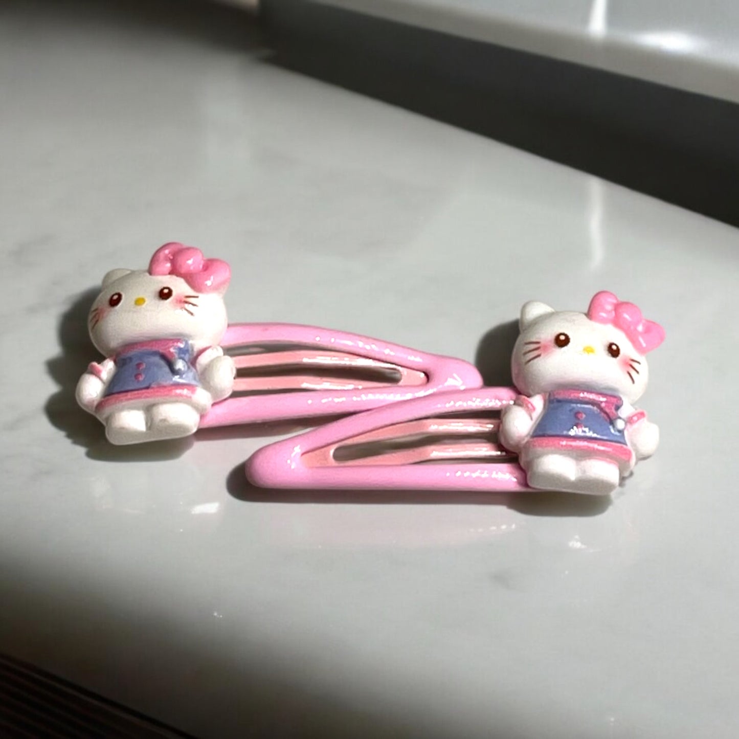 Kitty and Friends Charm Hair Clips