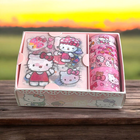 Hello Kitty Sticker and Washi Tape Box