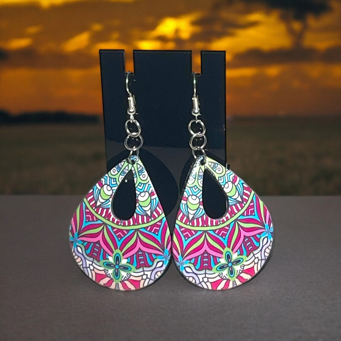 Hippie Tear Shaped Earrings