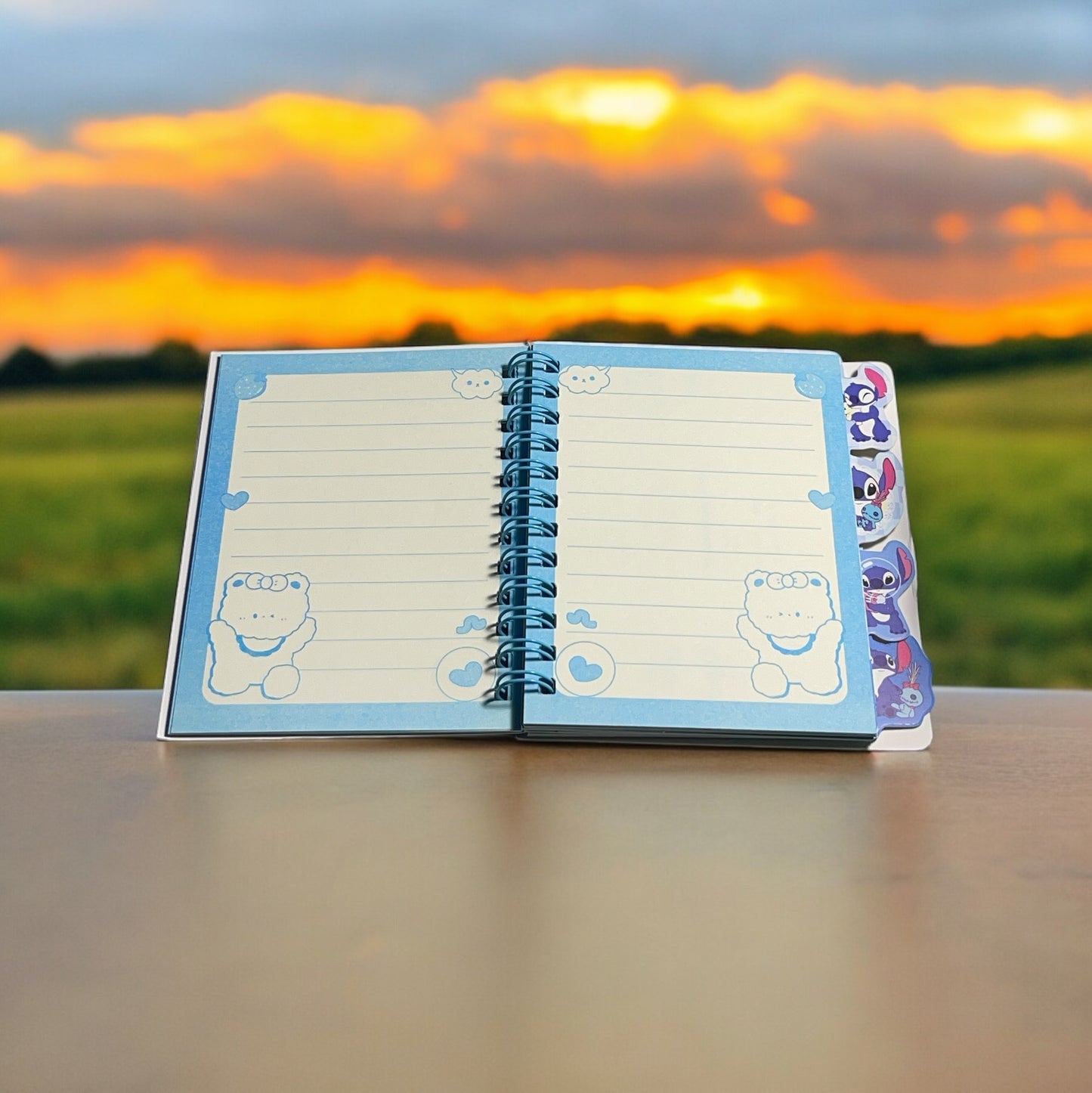 Blue Alien Notebook