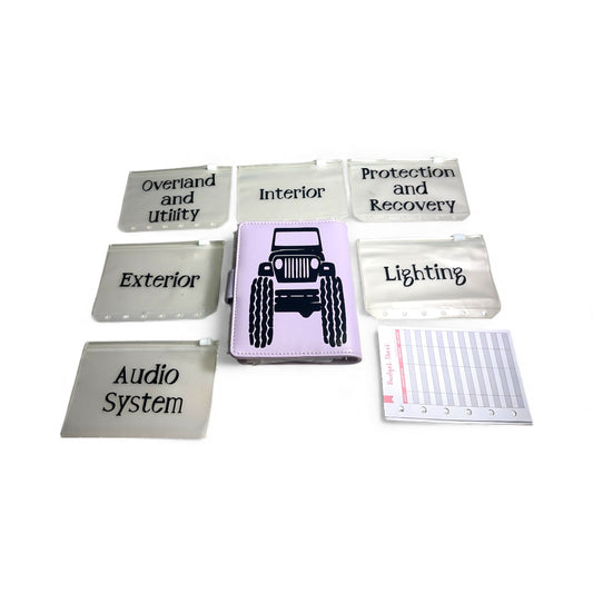 Jeep Purple Budget Binder