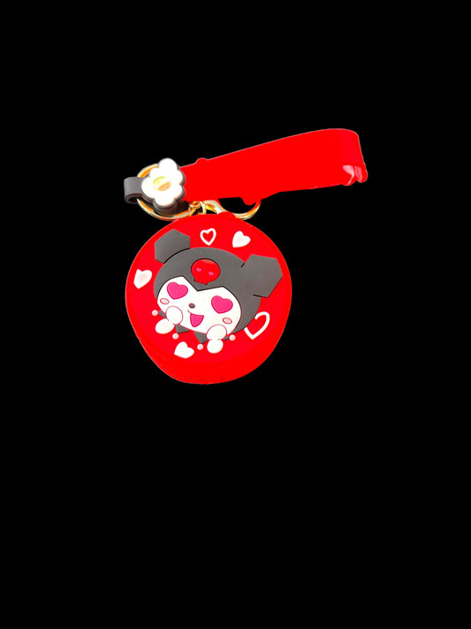 KuKu (Kuromi) small keychain coin bag