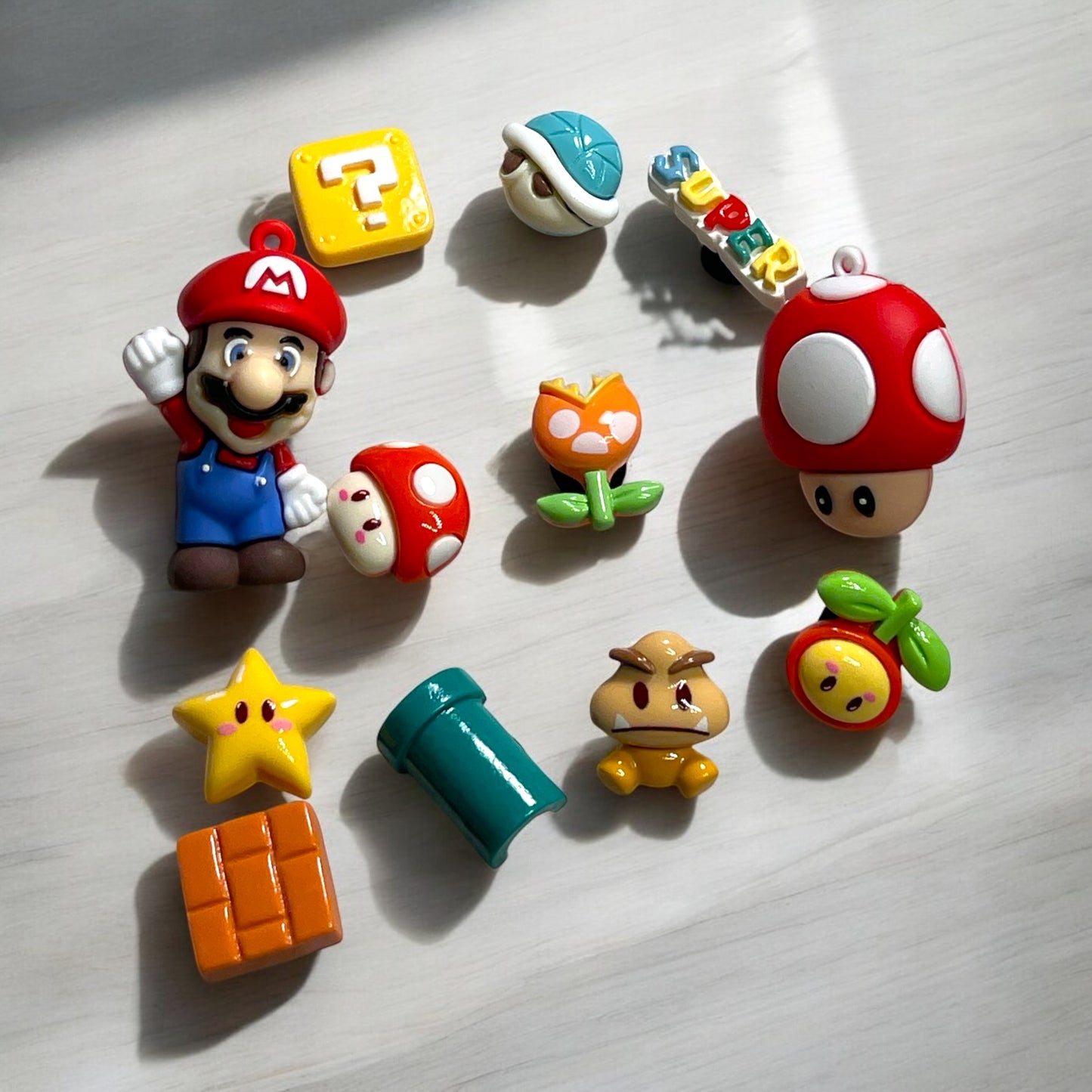 Large Mario Shoe Charms