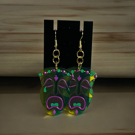 Crying Face Earrings