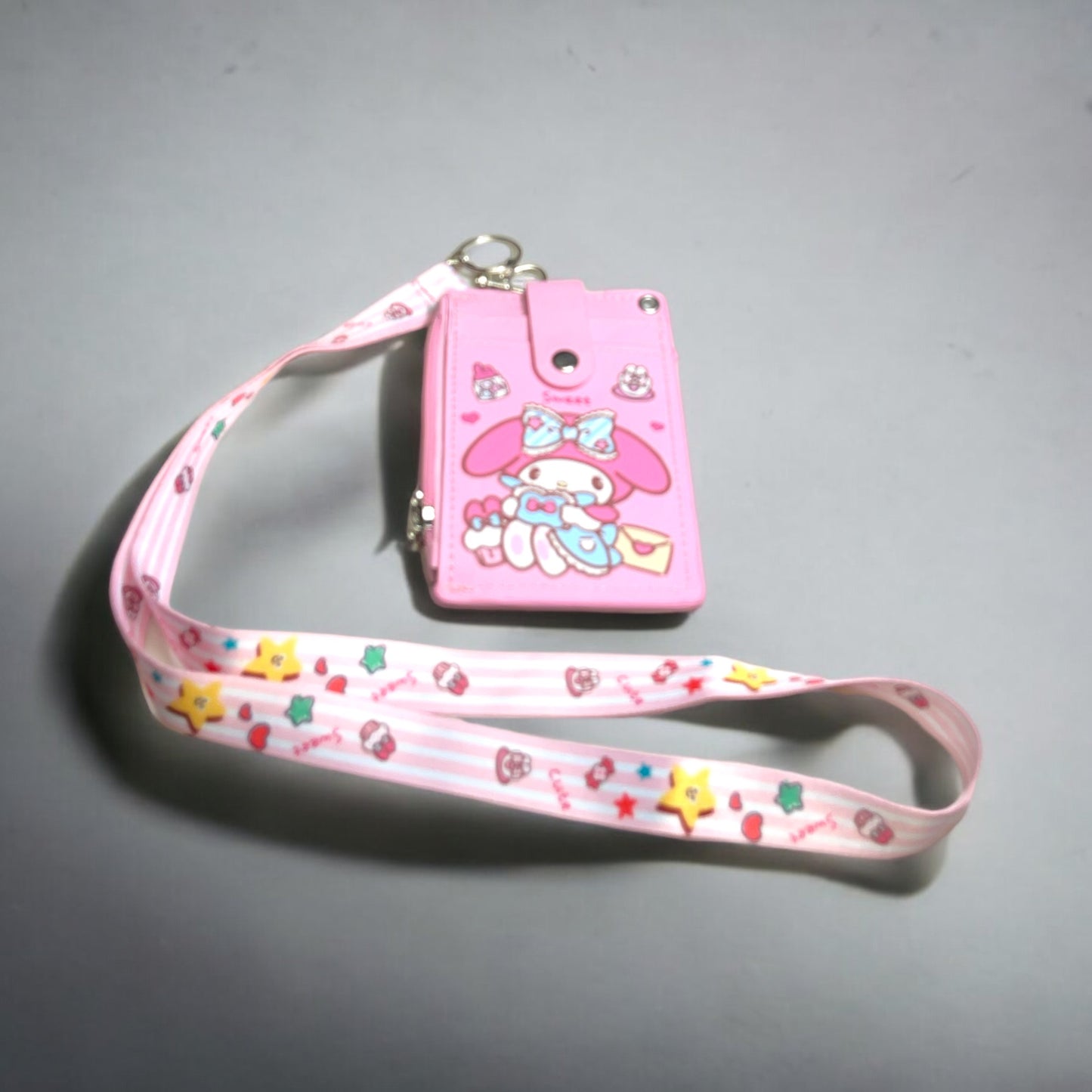 Pikachu and Hello Kitty Friends Lanyard Wallet