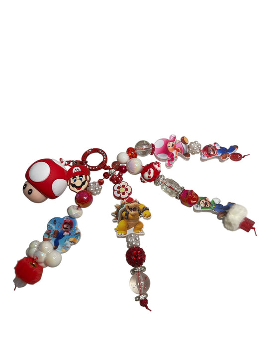 Mario Bros Toad Bag Charm