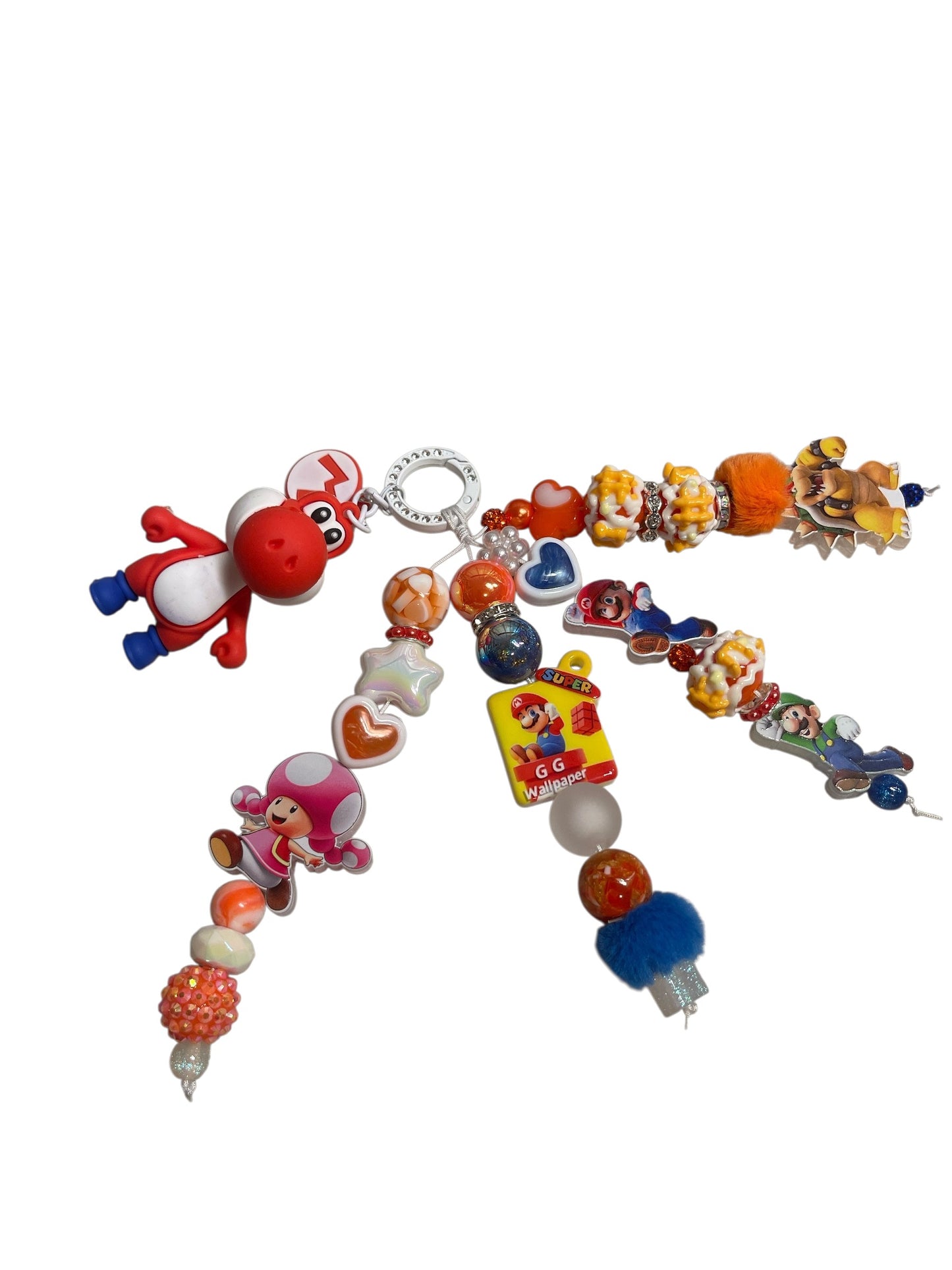 Yoshi Orange Bag Charm