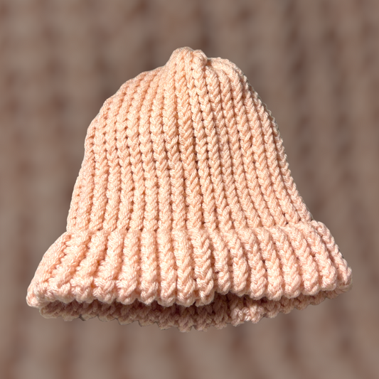 Pink Handmade Knitted Hat
