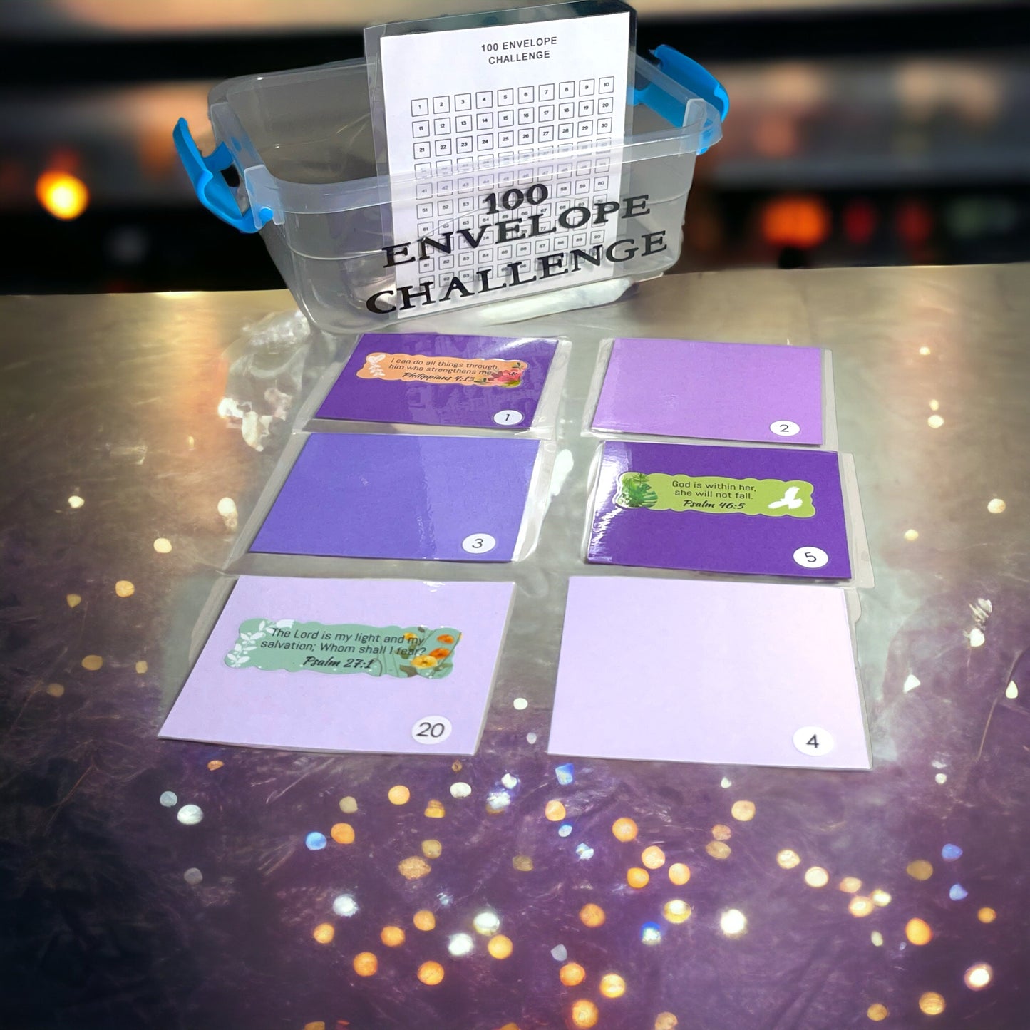 100 Envelope Challenge Box