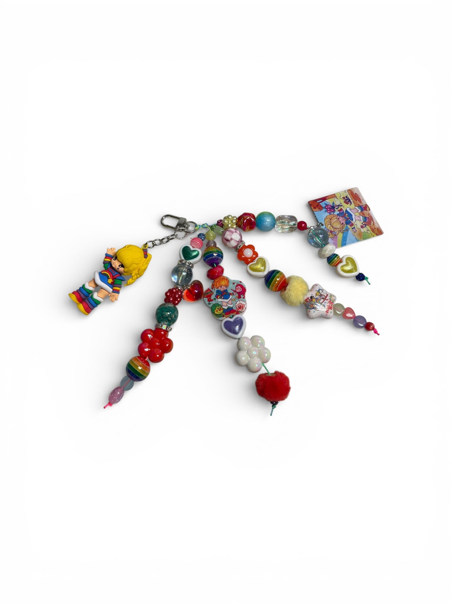 Rainbow Bright Bag Charm