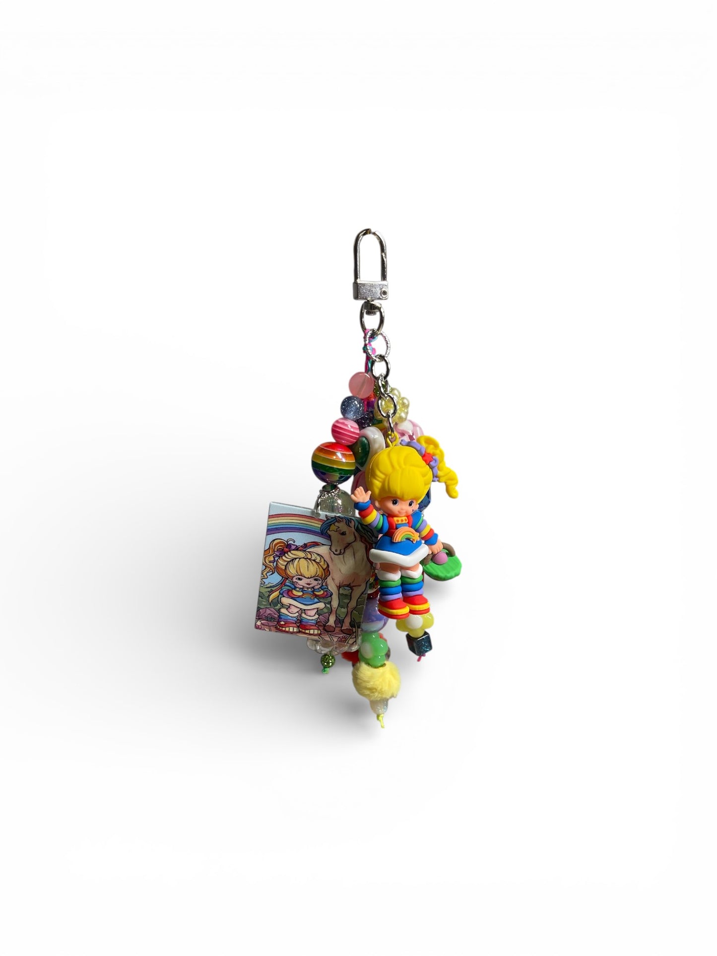 Rainbow Bright with Basket Bag Charm