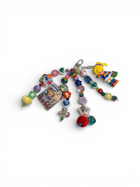 Rainbow Bright with Basket Bag Charm