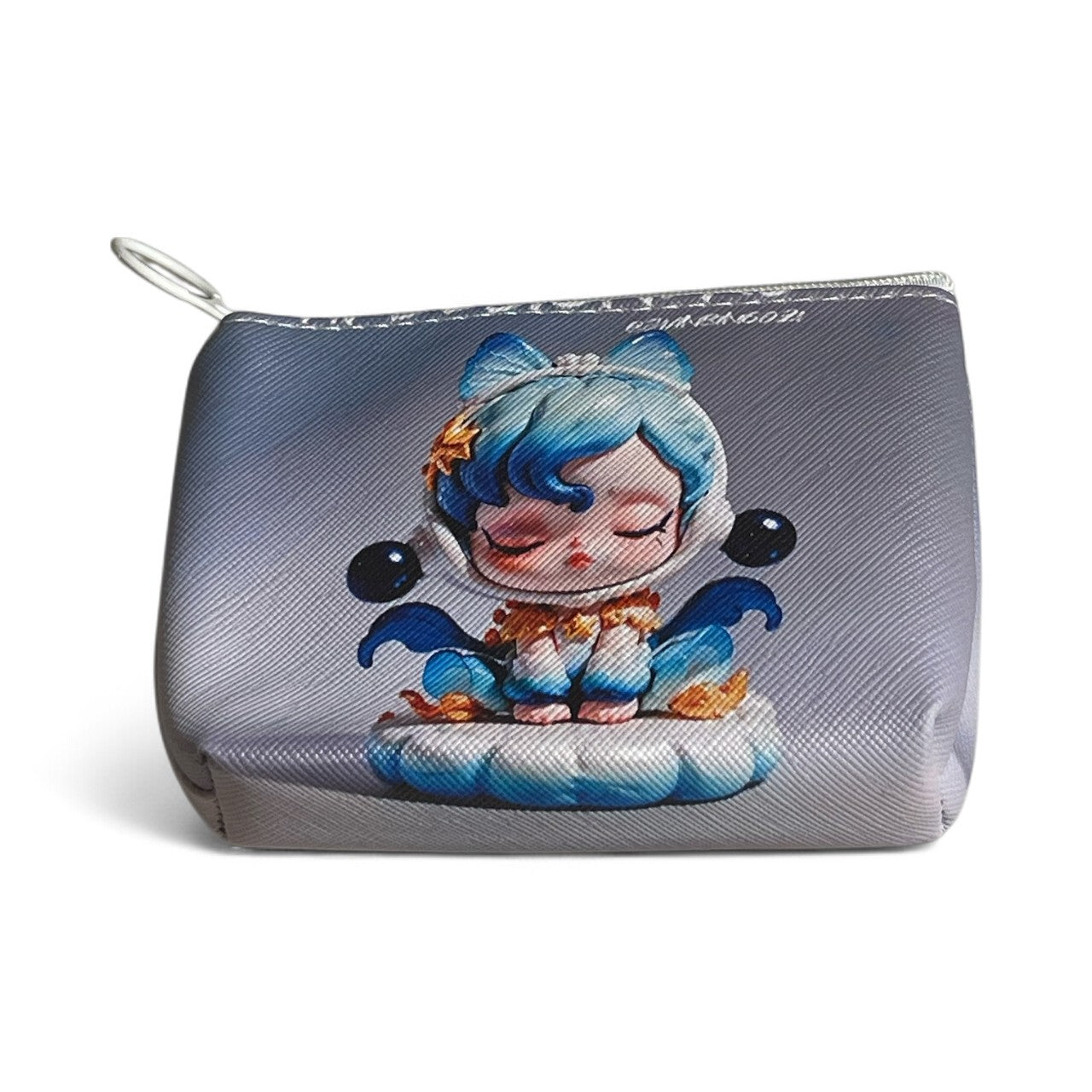 Skull Panda Zippered Coin Bags