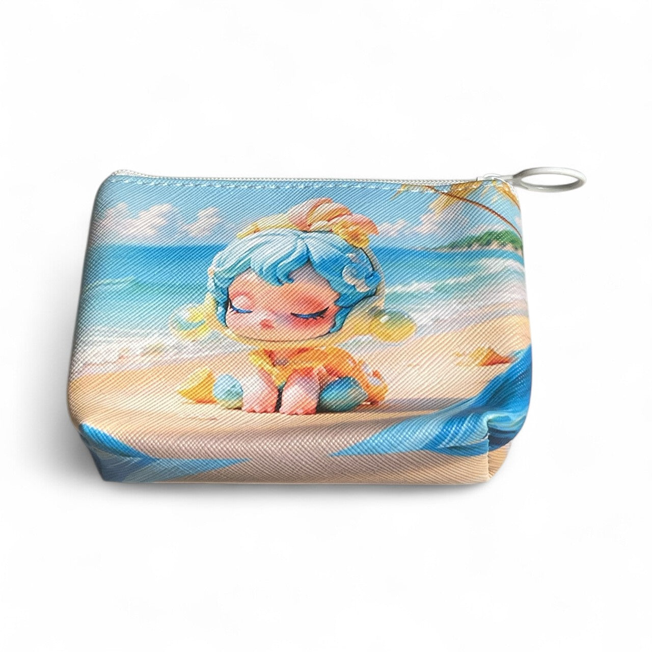 Skull Panda Zippered Coin Bags