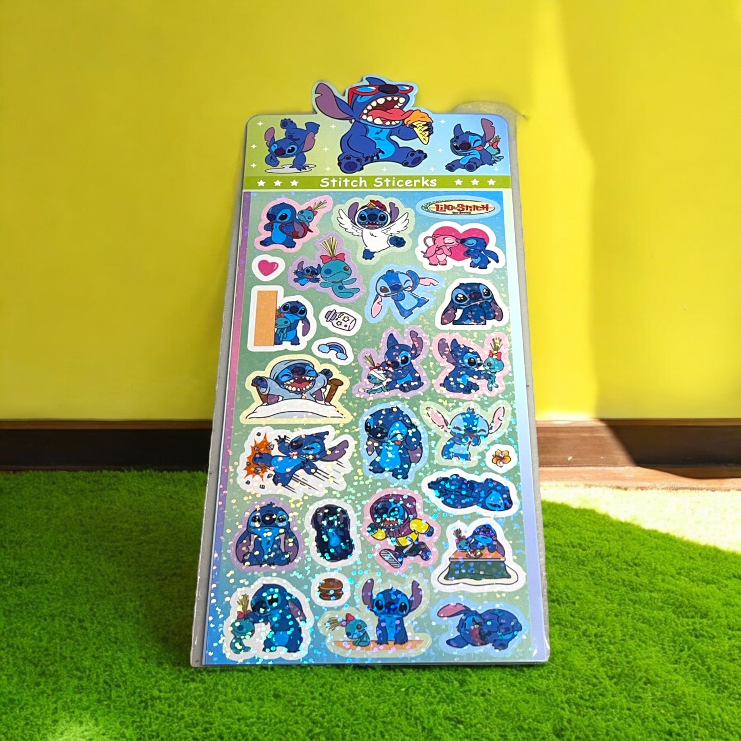 Stitch Holographic Stickers