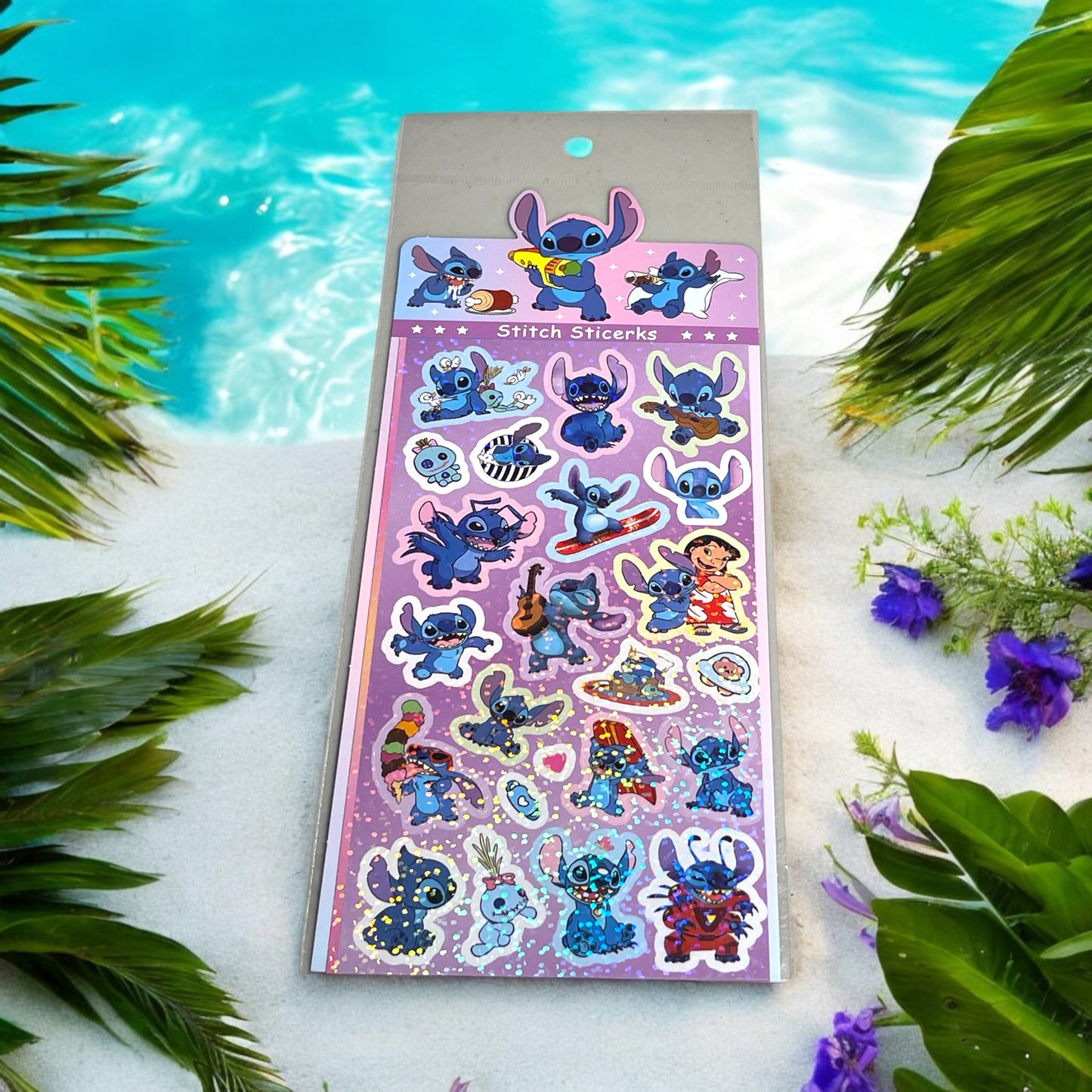 Stitch Holographic Stickers