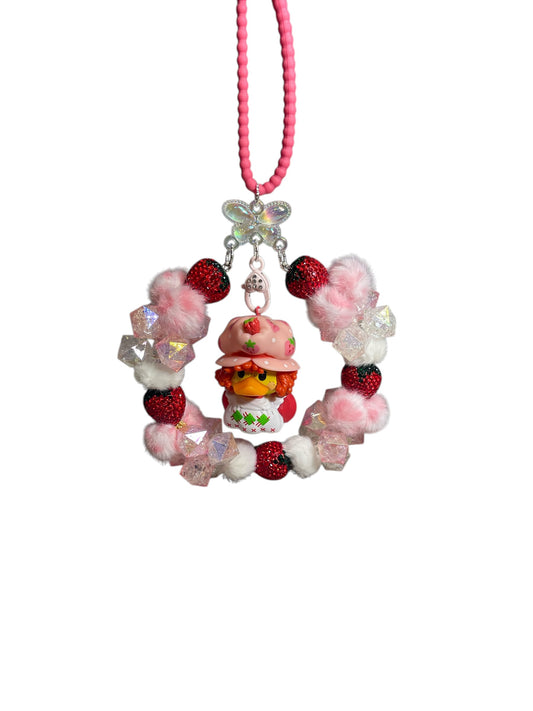 Strawberry Shortcake Rearview Mirror Hanger