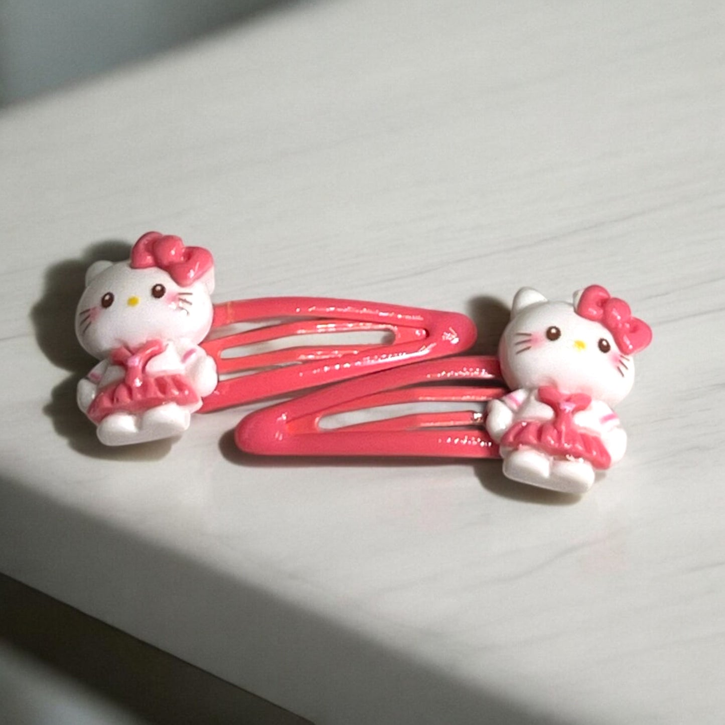 Kitty and Friends Charm Hair Clips