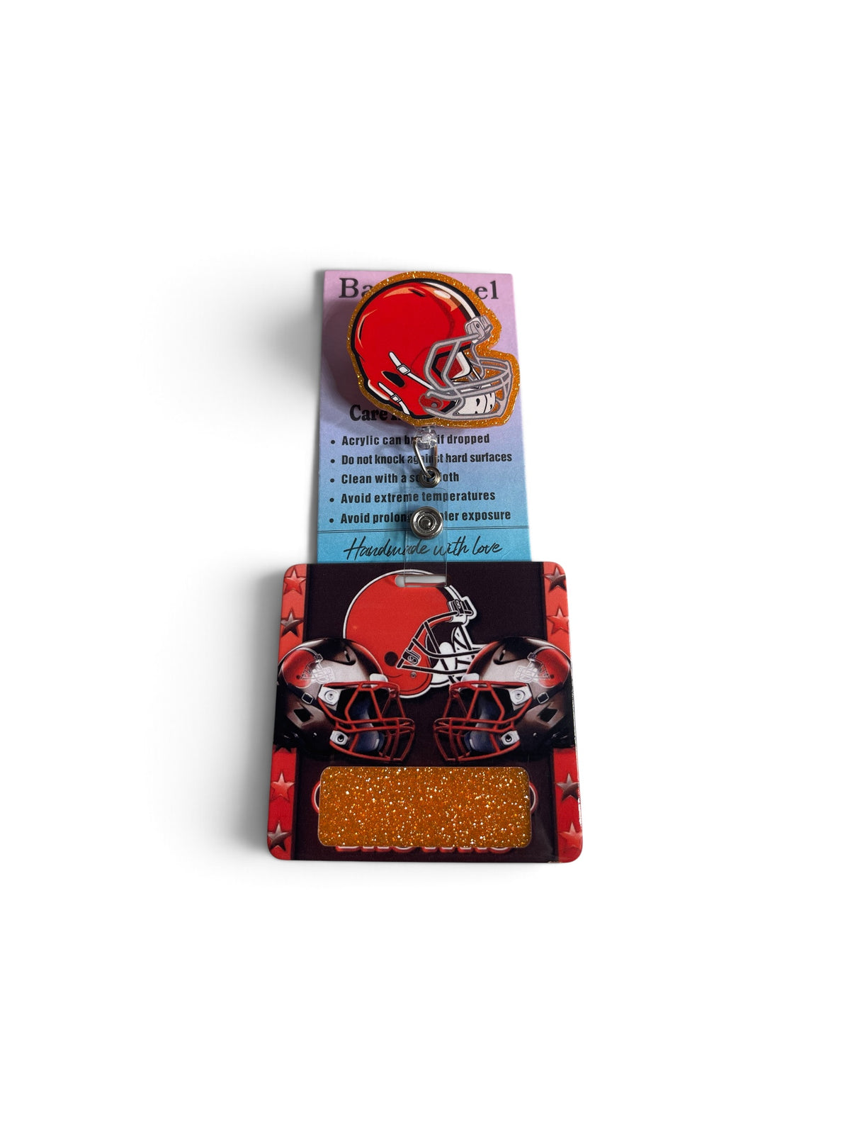 Cleveland Browns Badge Reel and Badge Buddy