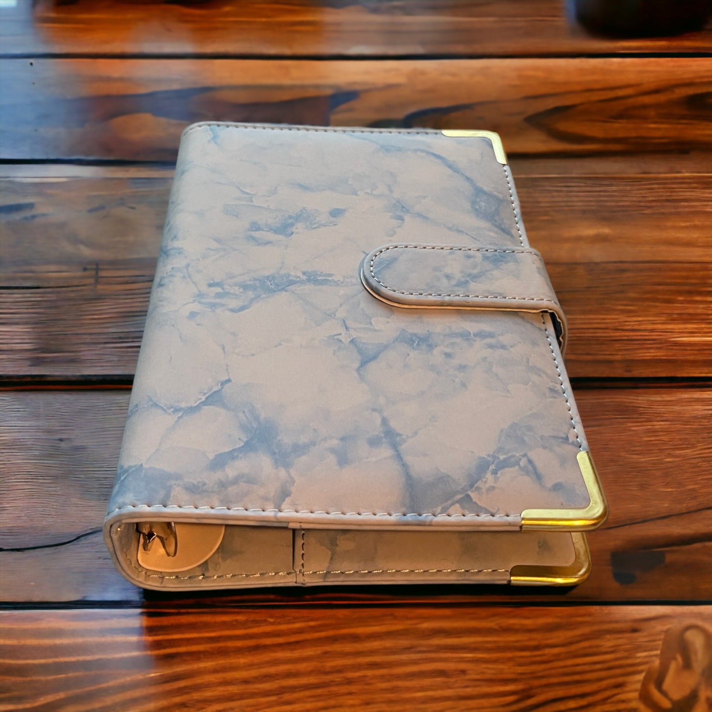 Blue Marble Monthly Planner and Budget Binder A6.