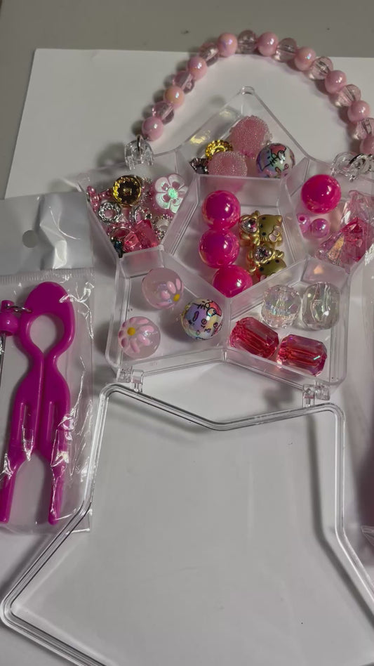 Hello Kitty Pink DIY Bead Kit